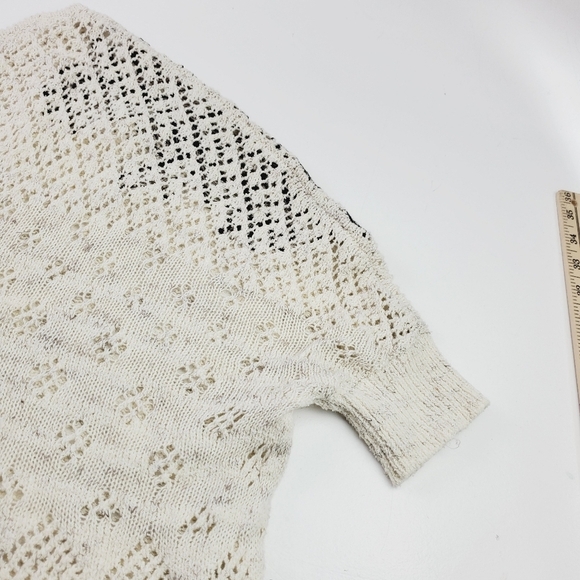 Anthropologie Women Knitted Knotted Embroidered Launa Tunic Sweater Size XS/S - Picture 3 of 12